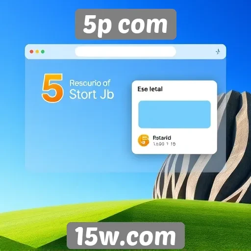 Interface amigável do 5p com facilita navegação