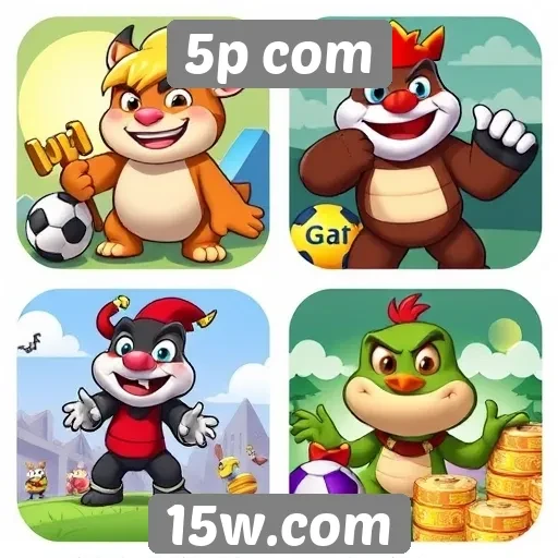Jogos populares disponíveis na plataforma 5p com