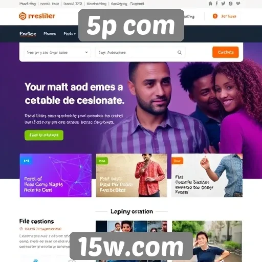 Atualizações recentes no design do site 5p com
